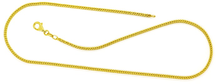 Foto 1 - Damengoldkette im Fischgrätmuster 44cm lang in 14K Gold, K3273