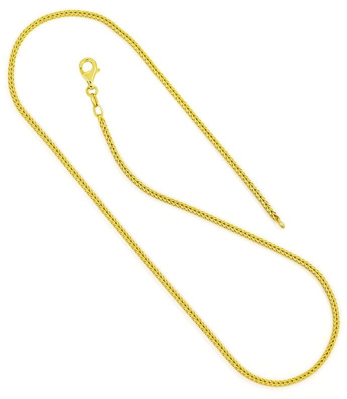 Foto 3 - Damengoldkette im Fischgrätmuster 44cm lang in 14K Gold, K3273
