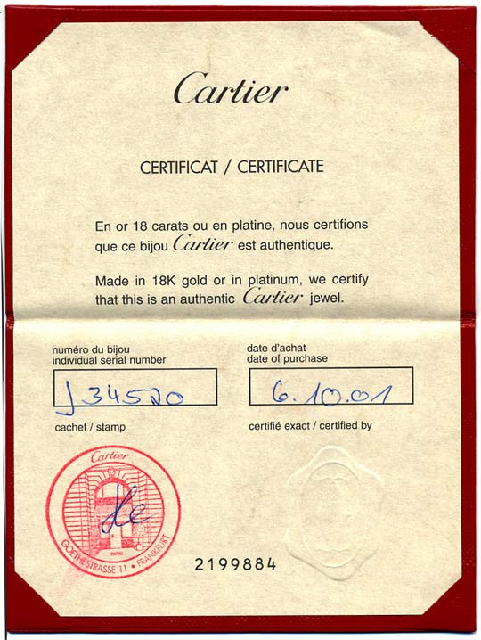 Foto 9 - Original Cartier Goldring Draperie Perruque Perücke 18K, R5828