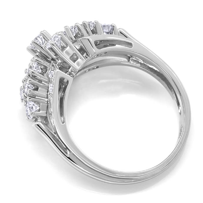 Foto 3 - Diamant-Ring mit 1,09ct funkelnden Brillanten-Weißgold, S1656
