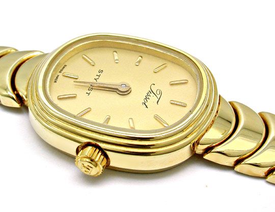 Foto 3 - Tissot Damen-Armbanduhr 14K Gelbgold Topuhr Ungetragen, U1022